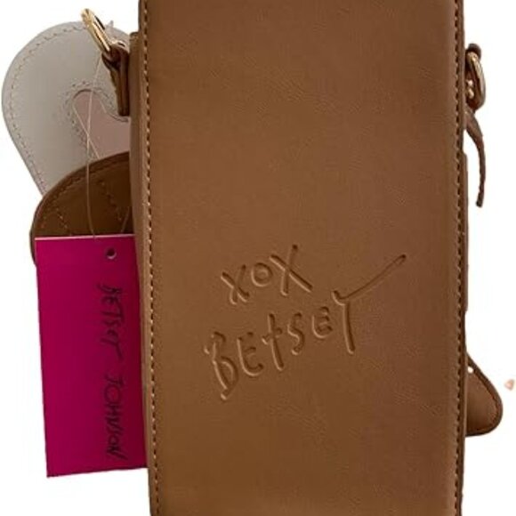 Betsey Johnson Pink & White Gingerbread Purse - Crossbody  New  Chr - Picture 2 of 5